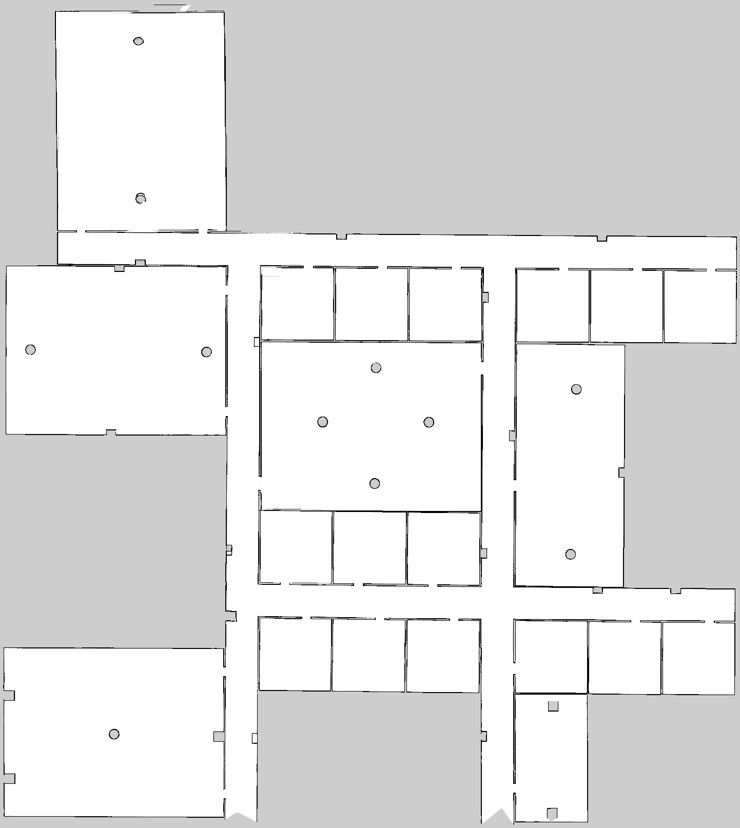 The complex env map with cartographer & teleop